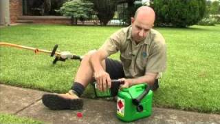 RYOBI How to mix and store 2 stroke fuel [upl. by Ahsemo221]