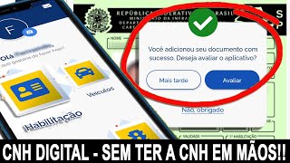 COMO BAIXAR A CNH DIGITAL SEM TER A CNH EM MÃOS SEM IR AO DETRAN [upl. by Namhar637]