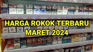 SEMUA MERK ROKOK DI ALFAMART  BERIKUT LIST HARGA YANG TERBARU  MARET 2024 [upl. by Segal973]