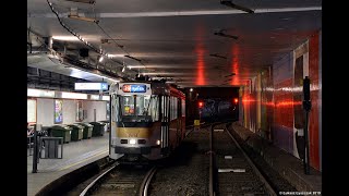 MIVB Brussels Hoofdstelijk Gewest Traject BN PCC 77007800 7814 Tram Lijn 39 Montgomery BanEik [upl. by Il]