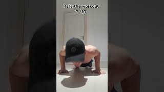 Just 1 Rep💪🔥 pushup challenge aesthetic motivation [upl. by Jangro]