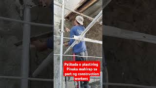 Palitada sapart Ng construction pinaka mahirapuragonofficialvlog [upl. by Adlesirg]