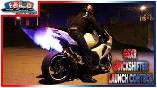 Suzuki GSXR 1000  Launch Control  QuickShifter [upl. by Dinan844]