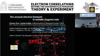 Chiral transport in metallic Kagome nets ▸ Philip Moll MPISDM [upl. by Otrebor]