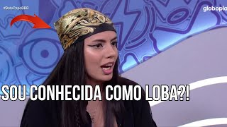 POR ESSA NÃO ESPERAVA Fernanda fica sem reação ao saber que e conhecida como Loba aqui fora bbb24 [upl. by Htepsle]