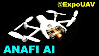 Parrot Anafi AI Preview at Commercial UAV Expo 2021 [upl. by Enelear816]