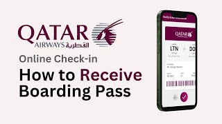 How to Get Online Boarding Pass for Qatar Airways 2024  Print amp Download Documents for Check in [upl. by Reece117]