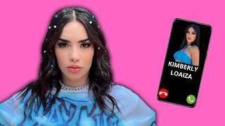 Llamada a Kimberly Loaiza 💜🥰 Ella quiere decirte algo kimberlyloaiza kimberly llamadasfalsas [upl. by Derfniw]