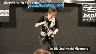 World YoYo Contest 2009  3A Div 2nd Hiroki Miyamoto [upl. by Dion]