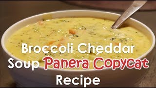 Broccoli Cheddar Soup AMAZING  Panera Broccoli cheddar soup copycat recipe [upl. by Ethbin568]