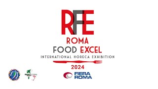 Roma Food Excel 2024  Salone Internazionale dell’Industry Food  Fiera Roma [upl. by Eelik]