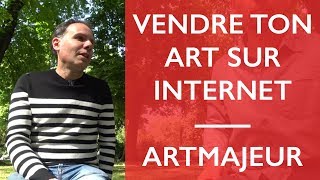 INTERVIEW RENCONTRE AVEC NICOLAS SARAZIN DE LA PLATEFORME WEB DE VENTE D’OEUVRES D’ARTMAJEUR [upl. by Ntsud]