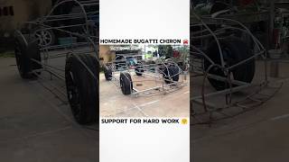 Making new Homemade Bugatti Chiron Supercar  Restored old car to New restoration shorts [upl. by Shanan514]