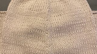 Mattress stitch technique sewing knitted edges [upl. by Ainimre691]