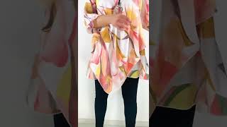 Handkerchief Hem Pink Crinkle Tunic Top  unavailable at ilovetunicscom [upl. by Balac82]