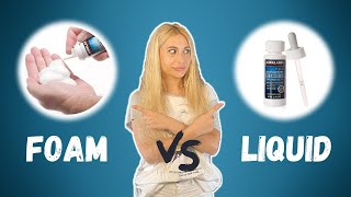 Minoxidil Foam vs Liquid Which should you choose for hair loss [upl. by Ozan189]