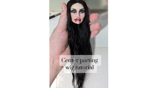 HARD CAP WIG TUTORIAL  Centre parting [upl. by Accalia896]