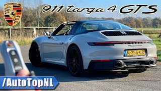 PORSCHE 911 992 Targa 4 GTS  REVIEW on AUTOBAHN by AutoTopNL [upl. by Jammin]