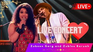 Zubeen Garg and Zublee Baruah music song live musicconcert [upl. by Brosine]