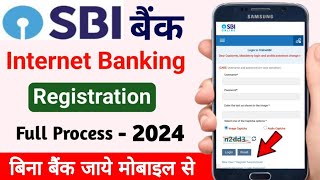 SBI Net Banking Online Registration  Sbi Net banking Kaise Kare  Sbi Net Banking [upl. by Nadaba11]