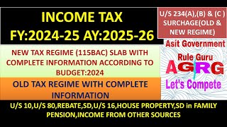 INCOME TAX FY 202425 [upl. by Athelstan]