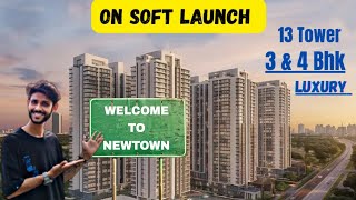 luxurious Flats in Newtown New project  3 amp 4 Bhk  home viral [upl. by Ramad]