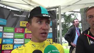 Michal Kwiatkowski  Postrace Interview  Stage 1  Critérium du Dauphiné 2018 [upl. by Eeruhs]