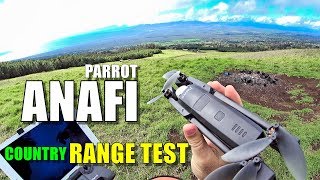 Parrot ANAFI Range Test in Country  How far will it go No Interference [upl. by Coleville]