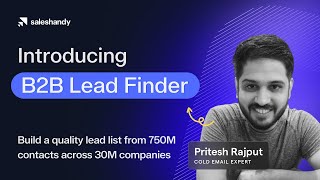 Introducing B2B Lead finder [upl. by Anelad]