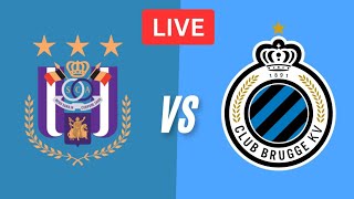 Club Brugge vs Anderlecht Live Scores  Belgische Pro League  2024 [upl. by Gillian]