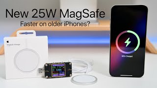 New MagSafe 25W Charger  Faster Than Expected on Old iPhone [upl. by Haletky]