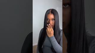 Where is the Lace Can You Tell Its a Wig  Natural Hairline Wigs hairstyle straighthair wigs [upl. by Ocihc]