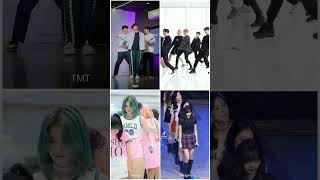 Who is best dance 🔥  TMT BTS Momoland Blackpink dance ytshorts bts tmt momoland blackpink [upl. by Berkow]