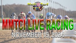 15 November 2024  Philippines Horse Racing Live  Metro Manila Turf Club Inc [upl. by Aihsenyt]