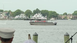 Norfolk FireRescue commissions fireboat honoring first African American hired by department [upl. by Isyed]