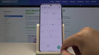 How to Add Event to Calendar in SAMSUNG Galaxy S20 – Set Up Reminder [upl. by Willetta]
