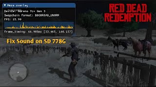 Winlator v713glibcAmodfix5  Red Dead Redemption fix Sound  Snapdragon 778G [upl. by Kaitlin]