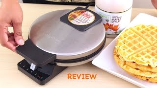 Cuisinart WMRCA Round Classic Waffle Maker Review [upl. by Odrarebe]