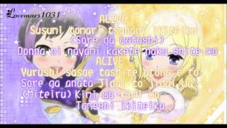 Pretty Rhythm Rainbow Live  Ito × Otoha  ALIVE  Lyrics  Full [upl. by Acissej]