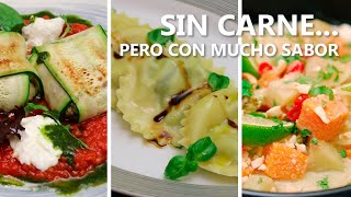 3 RECETAS VEGETARIANAS PARA TRIUNFAR POR TODO LO ALTO [upl. by Hplar155]