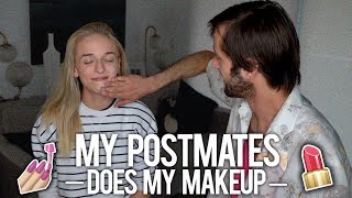 MY POSTMATES DOES MY MAKEUP [upl. by Cohligan]