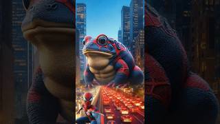 Superhero but Giant toad 🐸 trendingshorts thor spiderman shorts Battleversees [upl. by Buehrer]