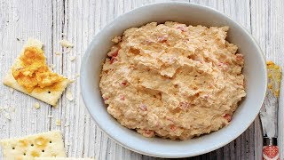 How To Make Southern Pimento Cheese  Recipe  Easy and Best Tasting [upl. by Ahtelra]