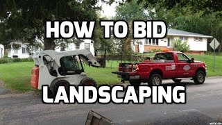 How to Bid Landscaping [upl. by Katharyn]