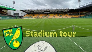 Carrow road stadium tourNorwich city FC [upl. by Tonry]