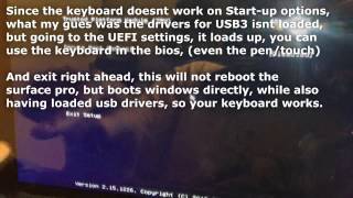 HOWTO disable driver signature enforcement on Microsoft Surface Pro without touch cover [upl. by Ardnossac]