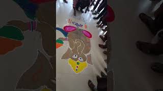 Rangoli earthmate students [upl. by Auoh]