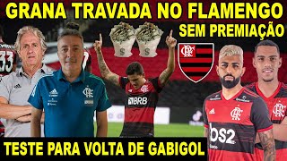 FLAMENGO NÃO VAI RECEBER PREMIAÇÃO DA COPA DO BRASIL MENGÃO FAZ TESTE PARA VOLTA DE GABIGOL DOME [upl. by Hamlin158]