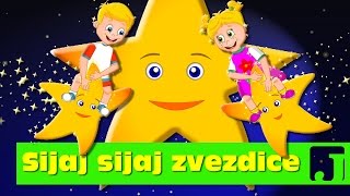 Sijaj sijaj zvezdice  Twinkle Twinkle Little Star  Dečije pesme  Pesme za decu [upl. by Nikolos62]