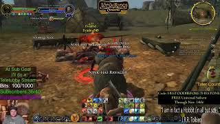 POTEEN OBOWEN playing LOTRO LANDROVAL BEORNING blue line lvl to 80 [upl. by Enilra291]